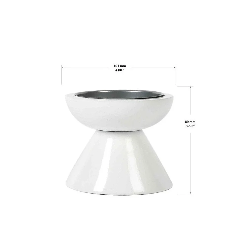Modern White Candle Holder Minimalist Geometric Table Centerpiece Decor